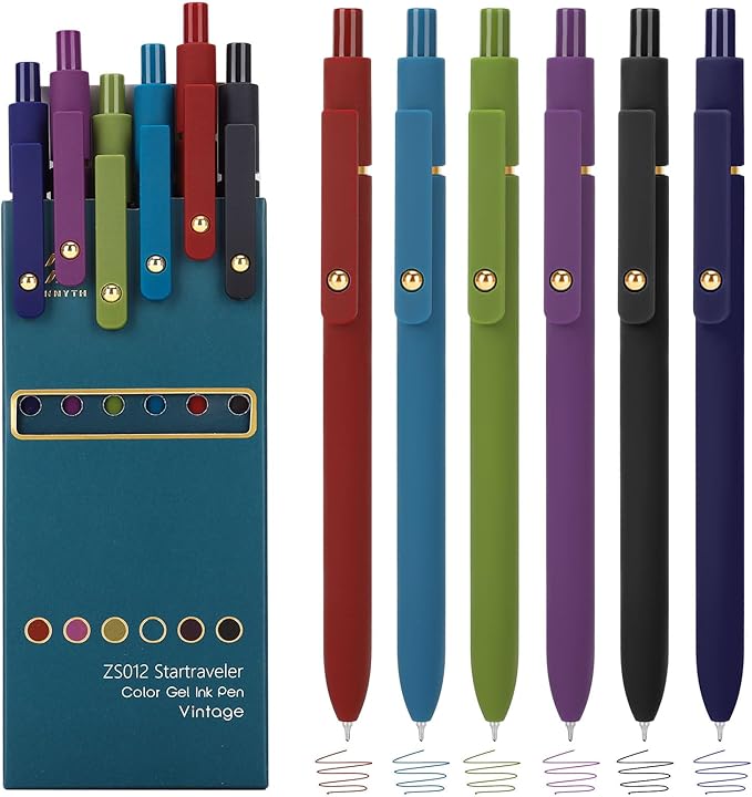 Ddaowanx Colorful Gel Pens, 0.5mm Fine Point